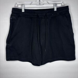 Hollister Black Knit Drawstring Shorts Women's Loungewear Casual‎ Comfy